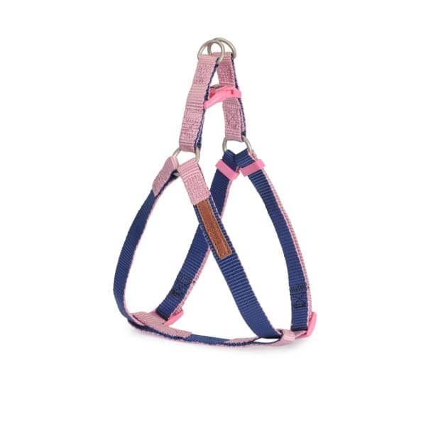HARNAIS  NYLON CAMON ONE TOUCH BICOLORE BLEU/ROSE 20X450X750MM